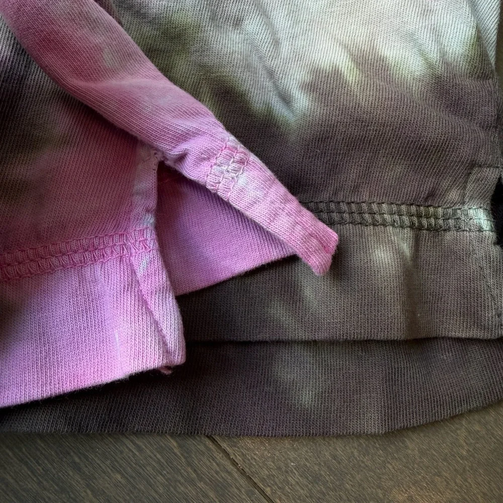 Pink & Brown Tie-Dye Matching Baby Outfit